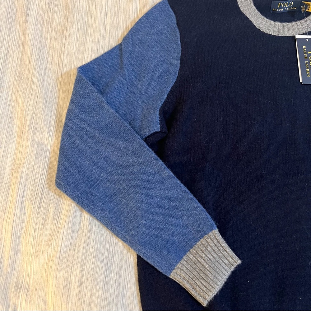 Polo Ralph Lauren Wool Alpaca Color-block Knit Crewneck Sweater😳🔥🔥 - Picture 9 of 15